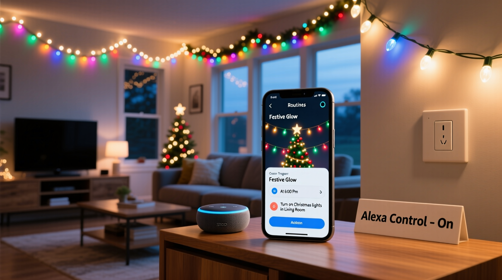 how to use alexa routines to automate your christmas light display