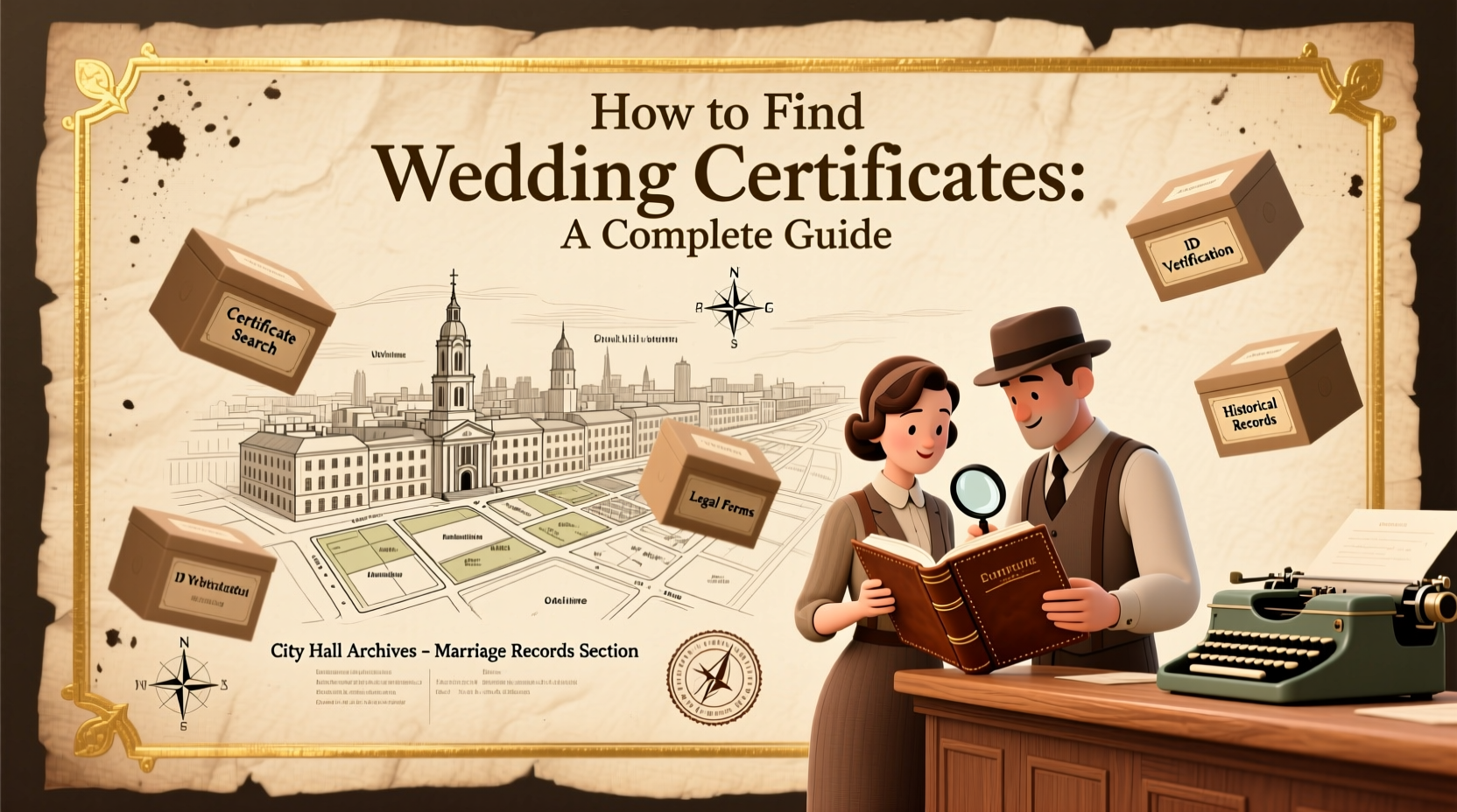 how to find wedding certificates
