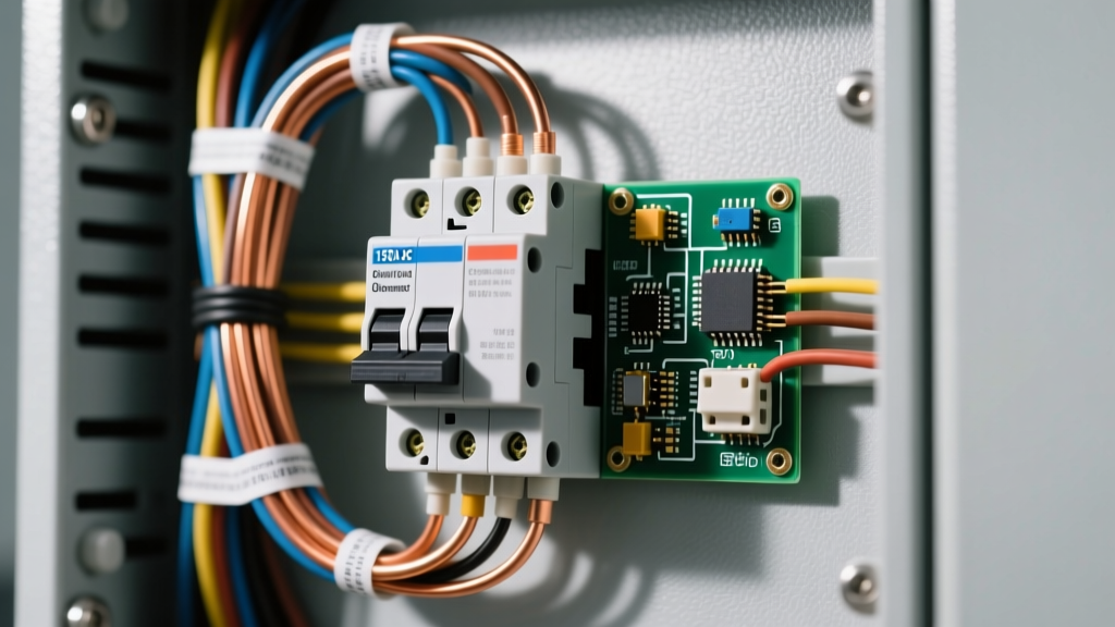 DC Fuse Switch Wiring Diagram: 150A Inverter Disconnect Trace & Sizing