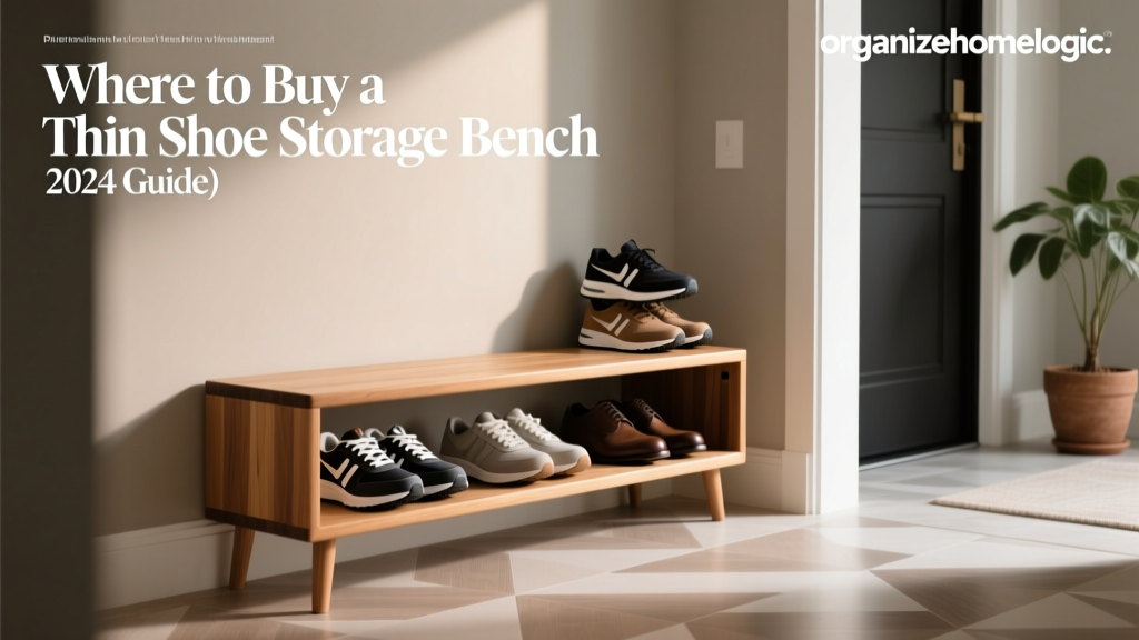 Where to Buy a Thin Shoe Storage Bench (2024 Guide)