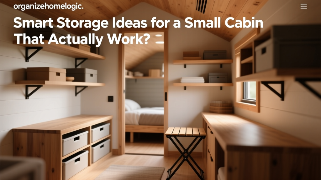 Smart Storage Ideas for a Small Cabin (That Actually Work)