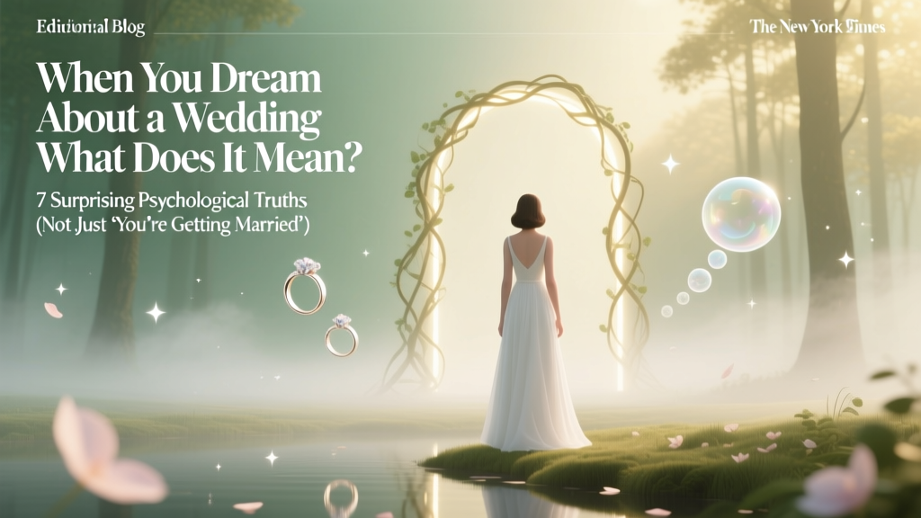 Dreaming of Wedding: 7 Psychological Truths (2026)