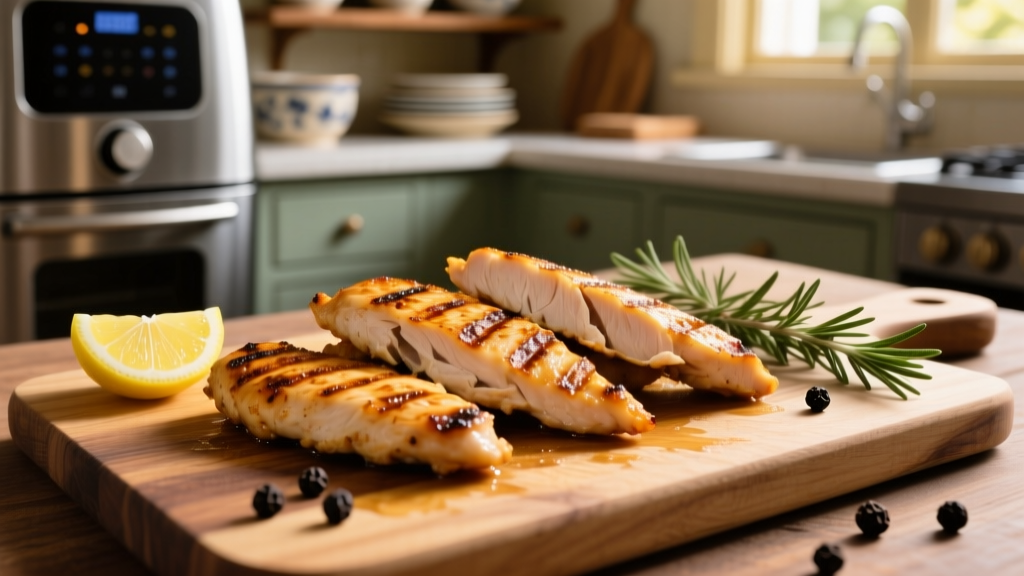 Crispy Juicy Air Fryer Grilled Chicken Strips