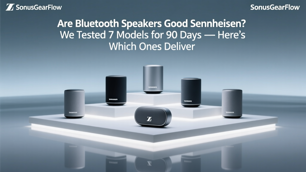 Sennheiser Bluetooth Speakers: Studio Clarity & Battery
