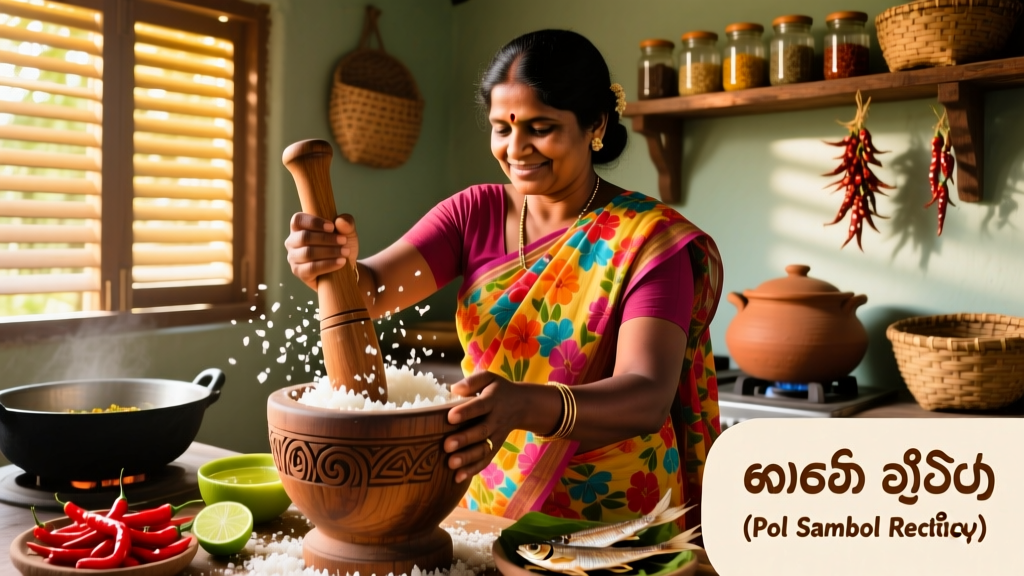 Sri Lankan Pol Sambol: A Fiery, Fresh Coconut Relish Rooted in History and Daily Life