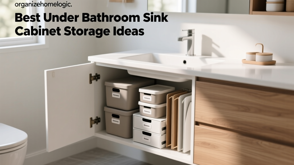 Best Under Bathroom Sink Cabinet Storage Ideas