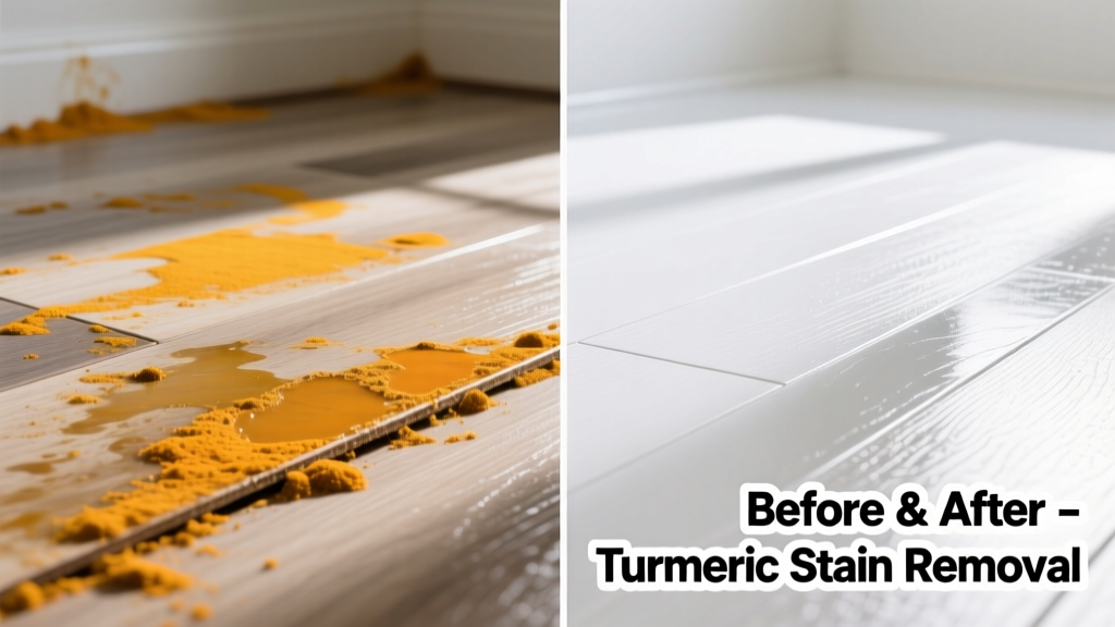 How to Remove Turmeric Stains from Vinyl Flooring