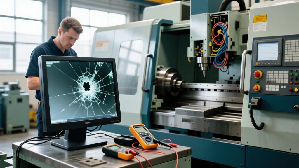 Troubleshooting Machine Tool Monitor Failures on Liquidated CNC Assets