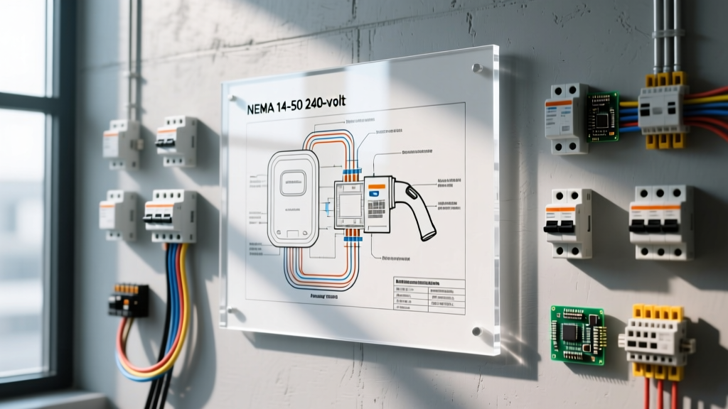 How to Read a NEMA 14-50 240 Wiring Diagram for EV Chargers and Ranges