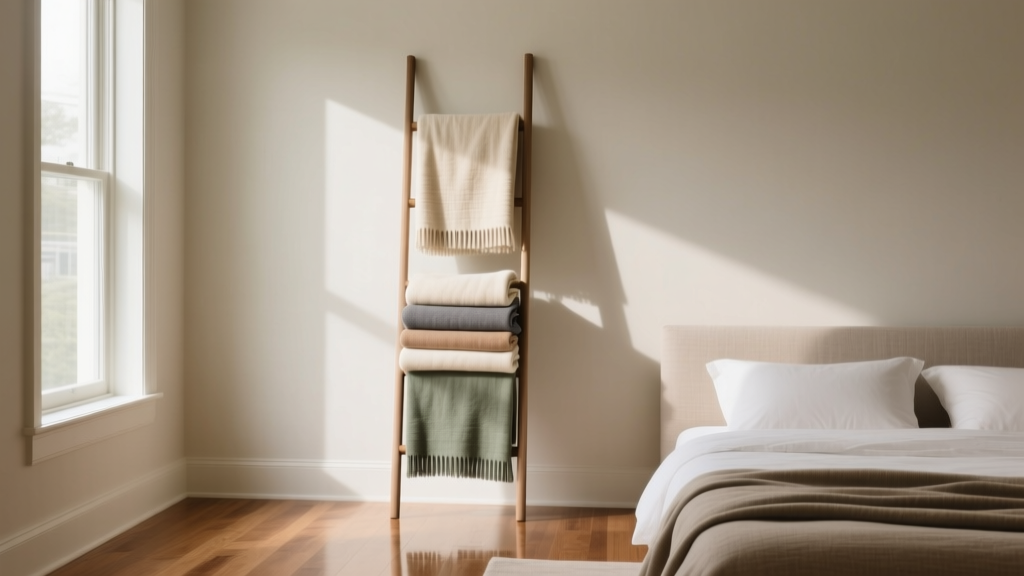 How to Choose Bedroom Blanket Ladder Style - The Decor Mag