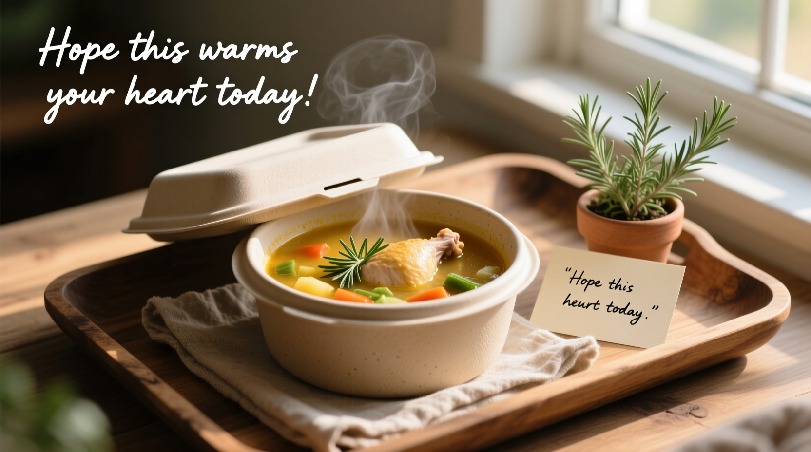 how to send soup to someone thoughtfully and safely