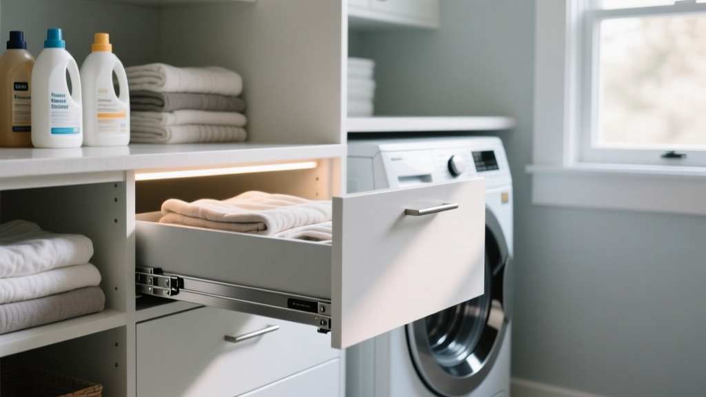 Where to Buy Pull Out Shelves for Laundry Room