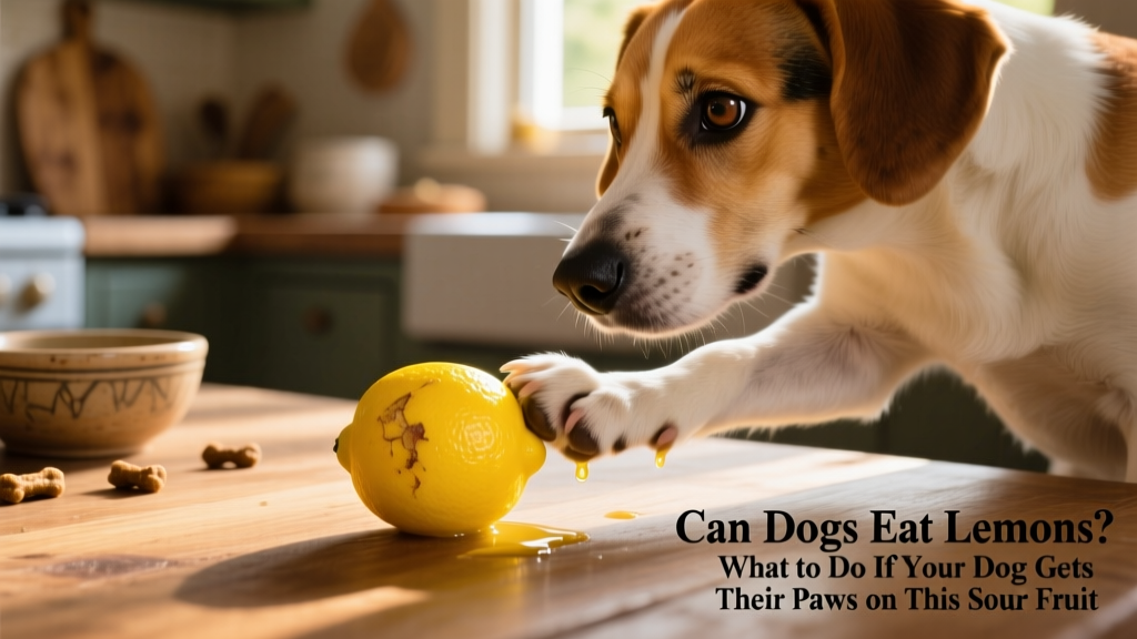 Can Dogs Eat Lemons? What to Do if Your Dog Gets Their Paws on This Sour Fruit