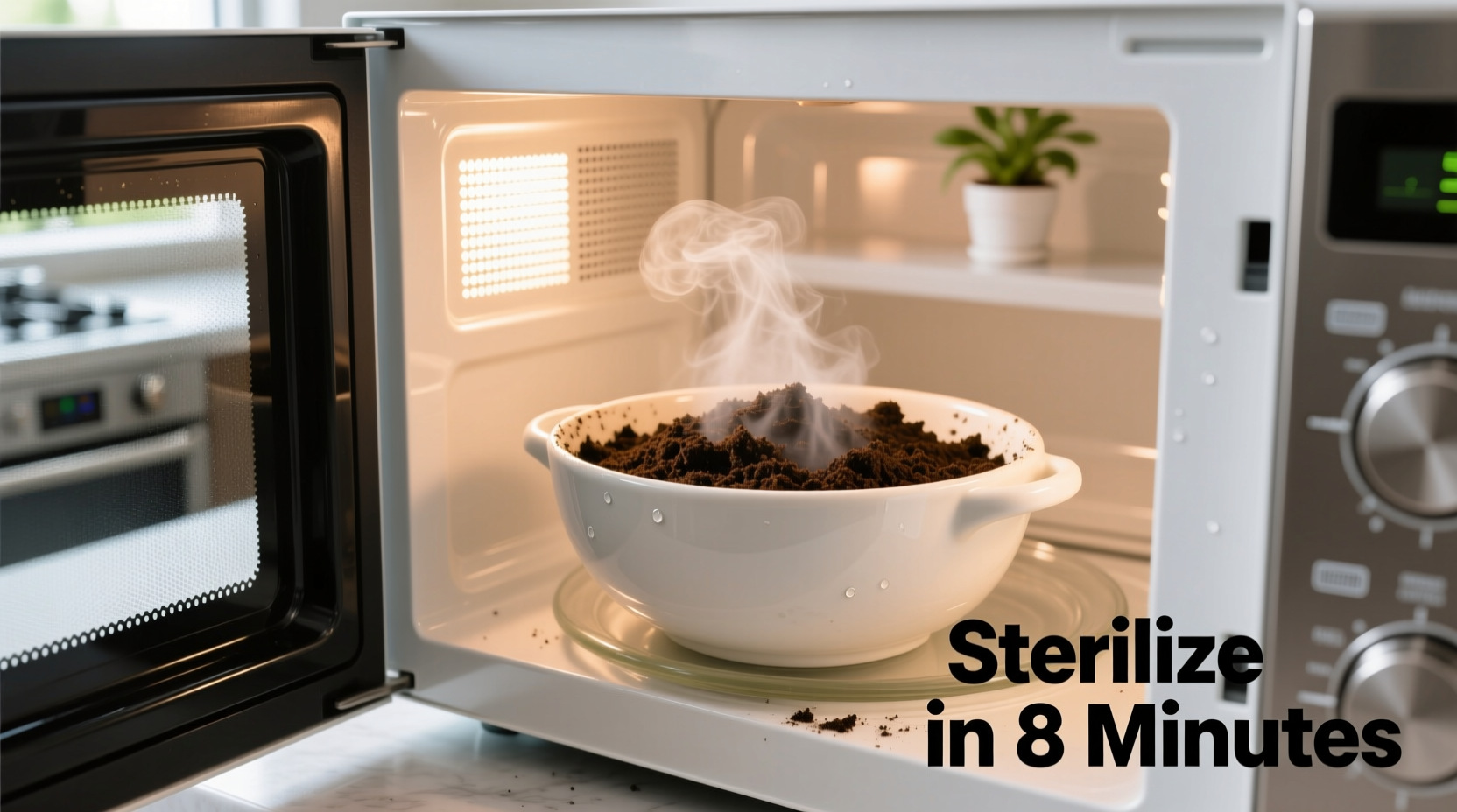 How to Sterilize Potting Soil in Microwave Safely