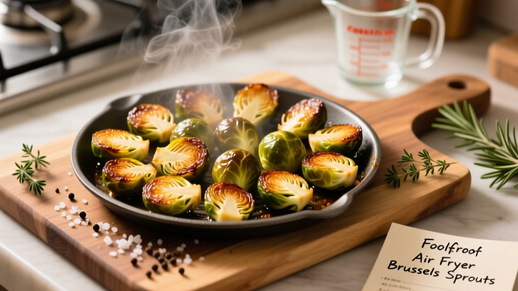 Air Fryer Brussels Sprouts: Crispy, Tender & Foolproof