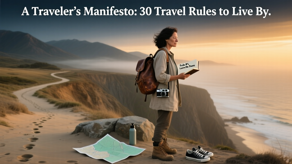 nomadic matt's manifesto black and white
