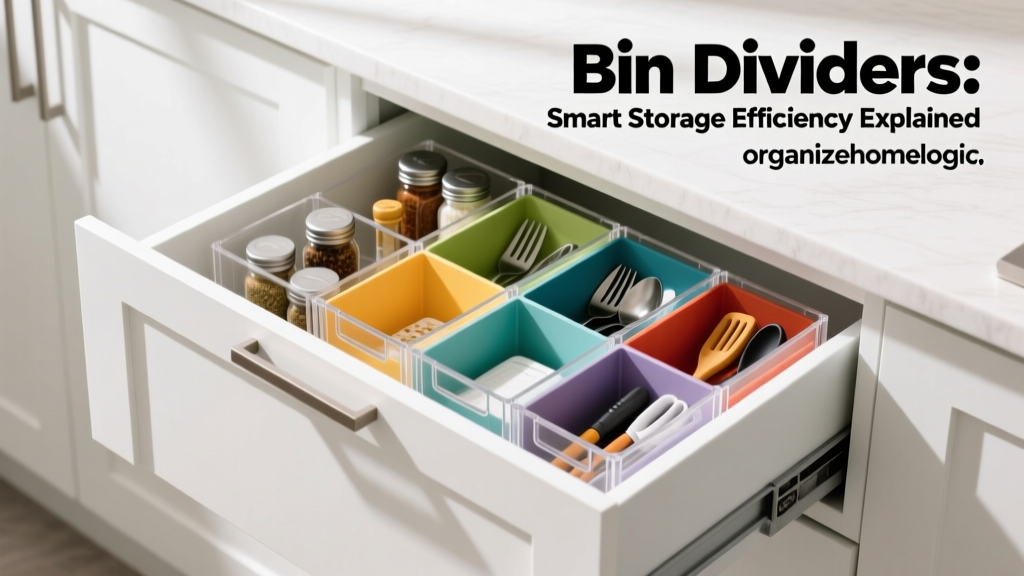 Bin Dividers: Smart Storage Efficiency Explained