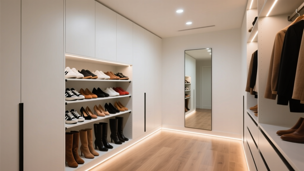 Walk-In Closet Shoe Rack Overhaul: The 120-Degree Angle T...