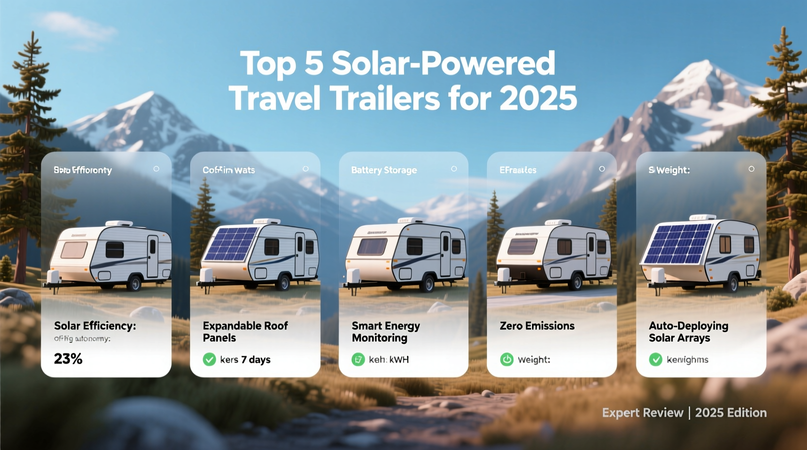 best solar powered travel trailer