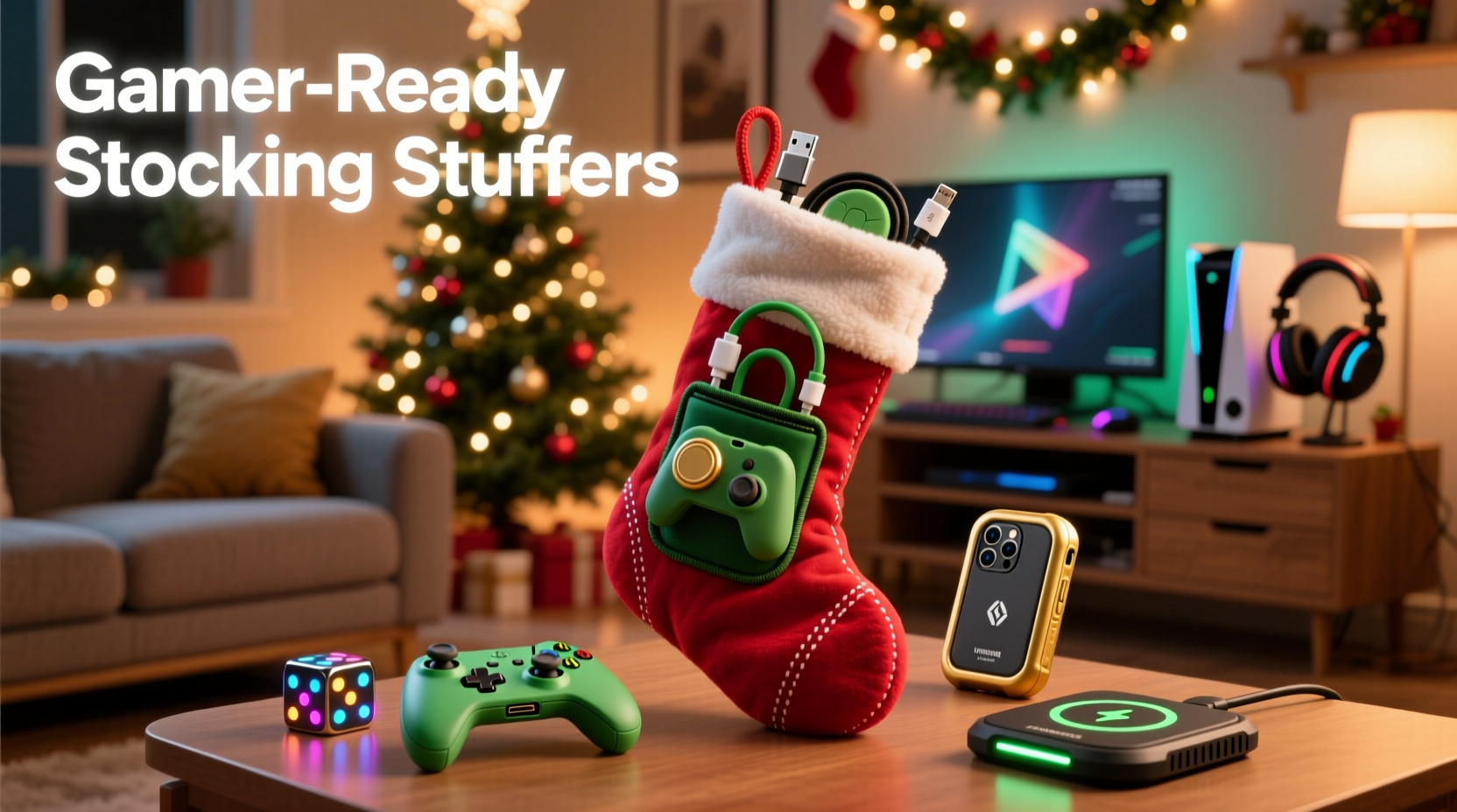 christmas stocking stuffers for gamers what fits inside without breaking controllers or cables