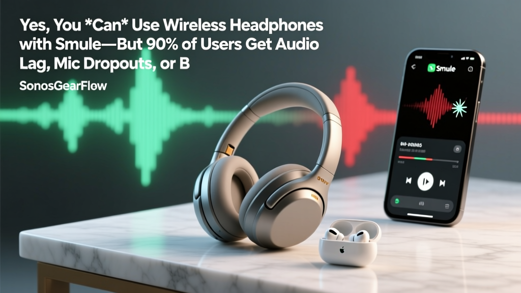 Smule Wireless Headphones: Fix Lag, Mic Dropouts, Pairing
