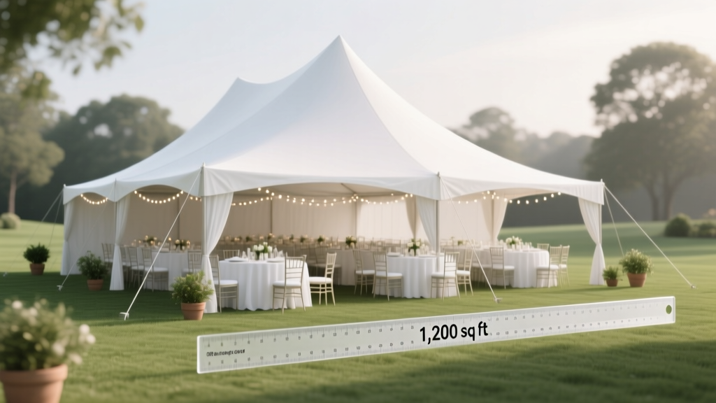 Wedding Tent Size Formula: Exact Square Footage (2026)