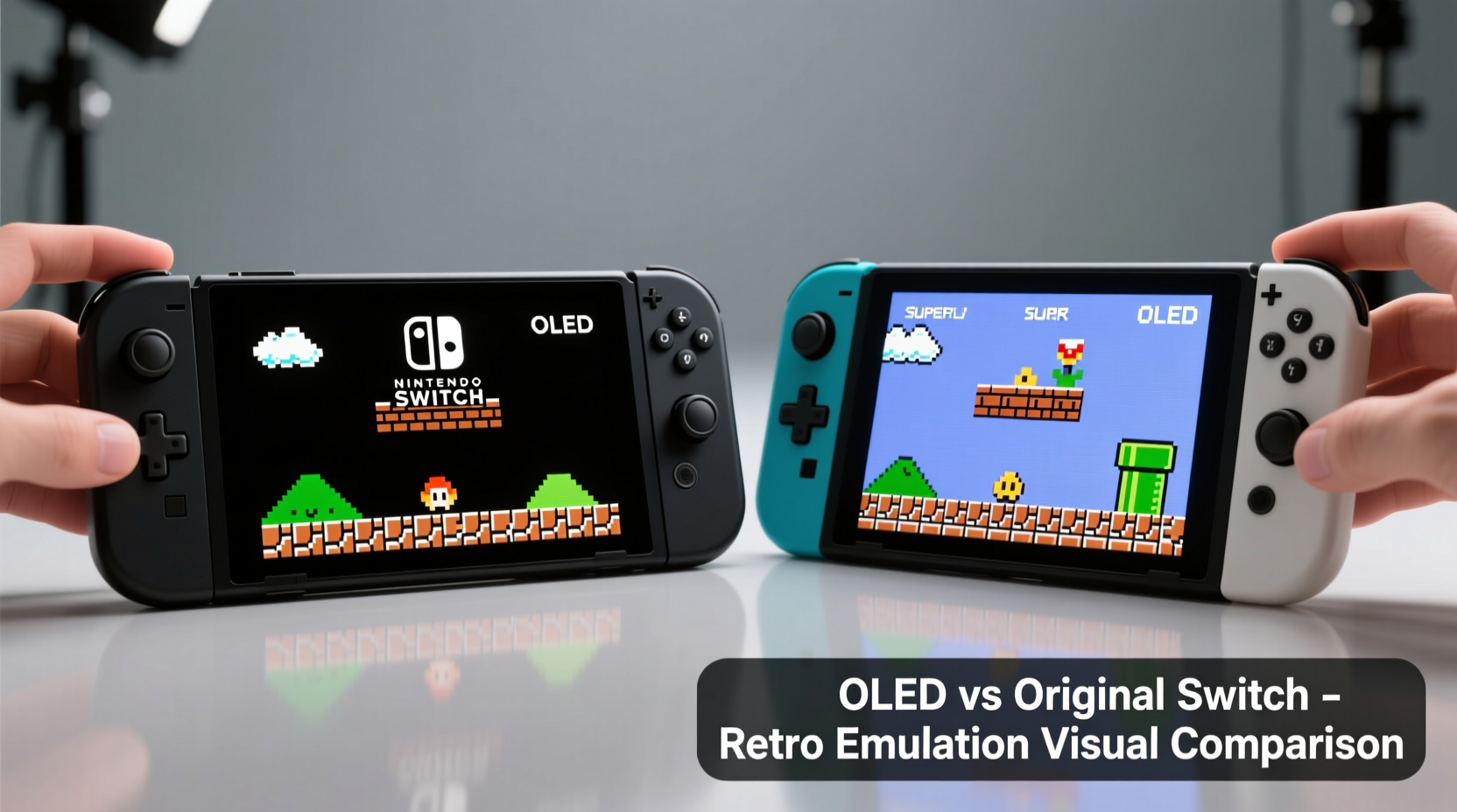 switch oled vs original switch which handheld delivers better visuals for retro emulation