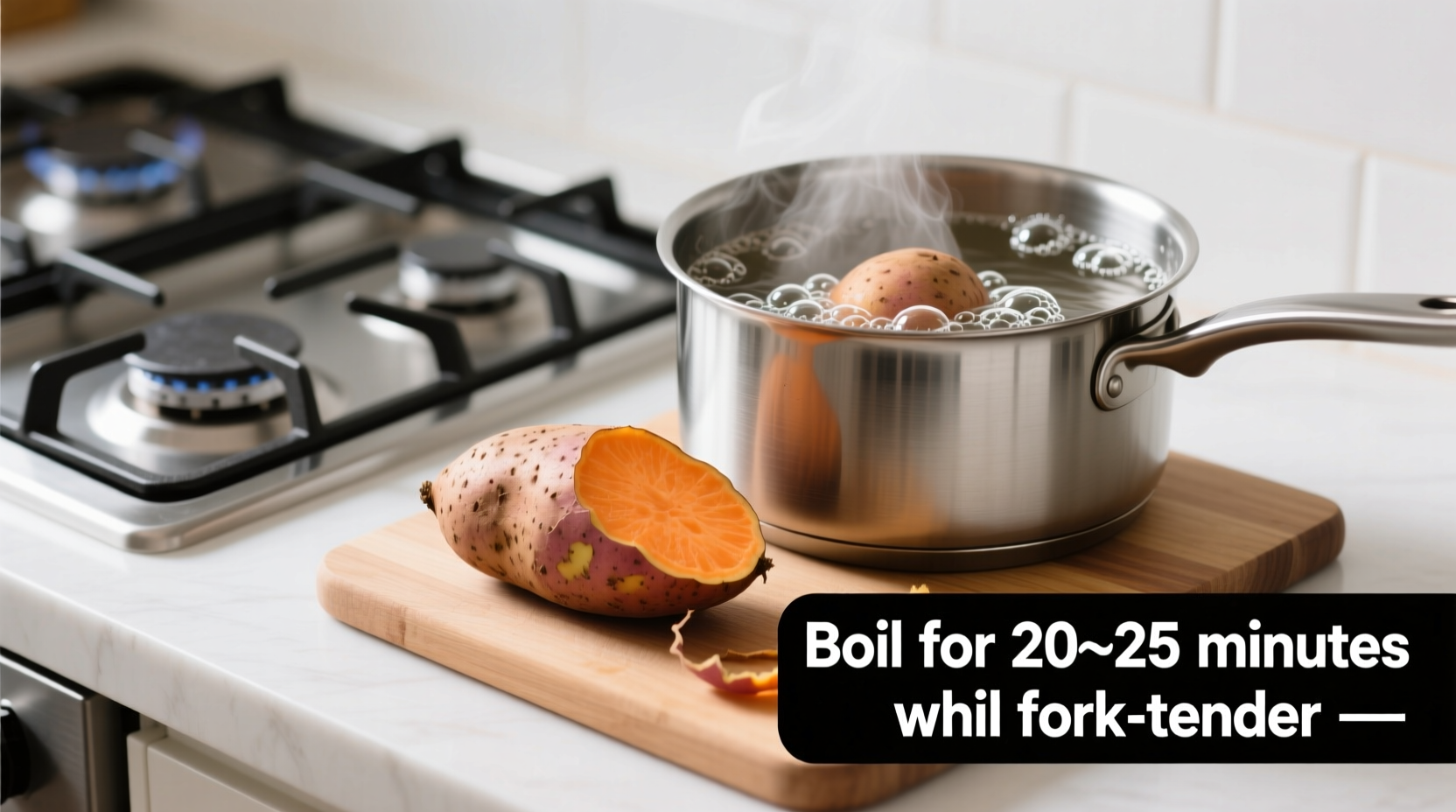 How to Boil Sweet Potatoes Perfectly in 30 Minutes