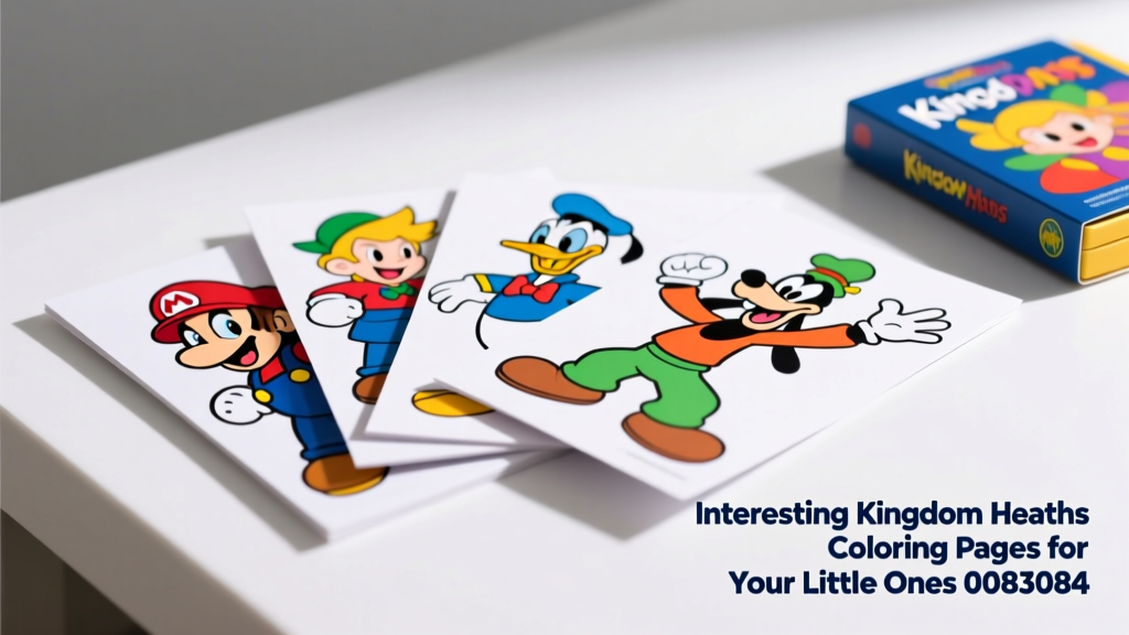 Interesting Kingdom Hearts Coloring Pages for Your Little Ones: Safety-First Creative Play with Disney and Square Enix Characters