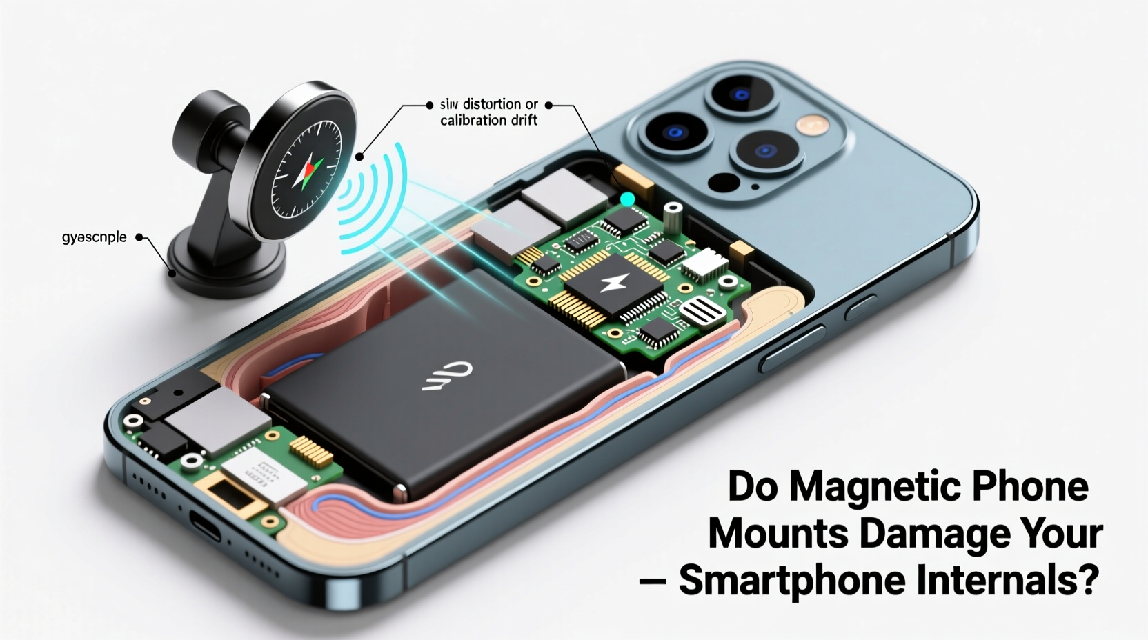 do magnetic phone mounts damage your smartphone internals