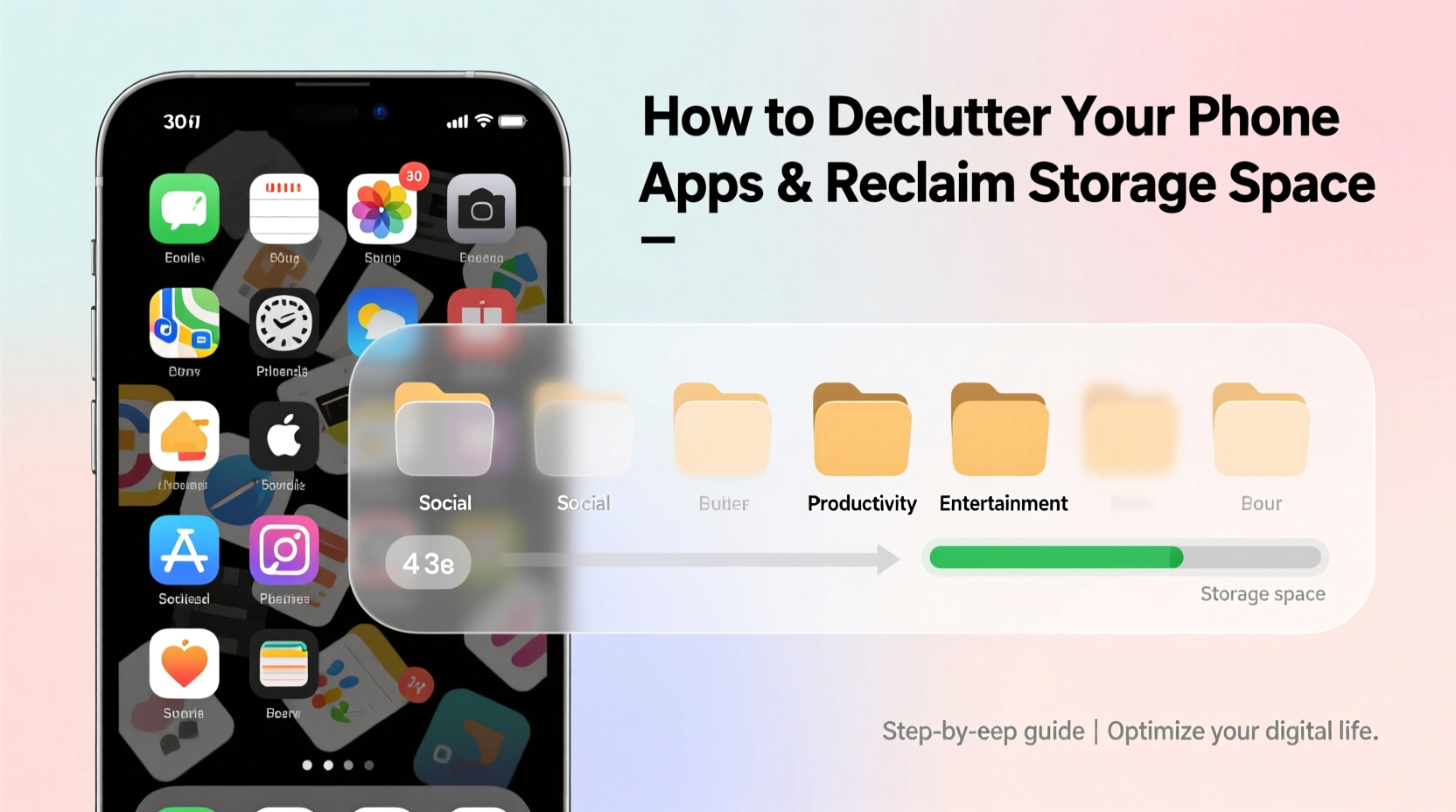 how to declutter your phone apps and reclaim storage space