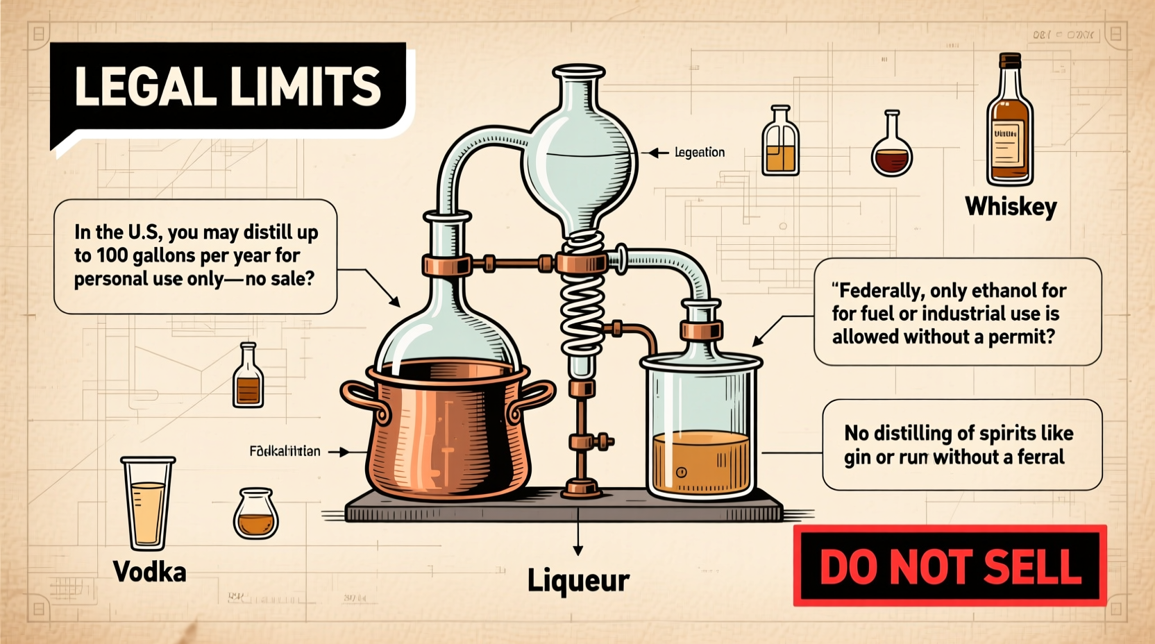 home distillation legal limits what you can make without breaking laws