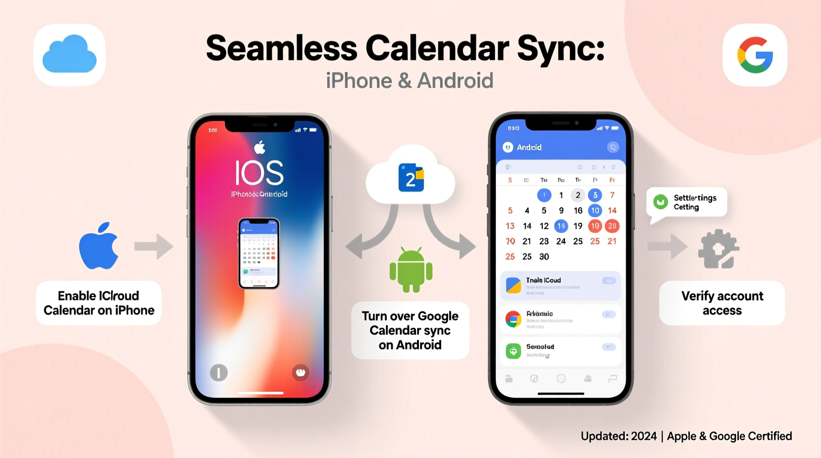 how to sync calendars between iphone and android seamlessly