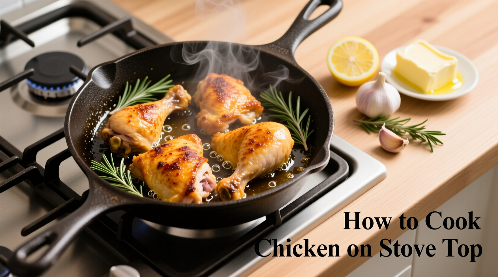 how to cook chicken on stove top