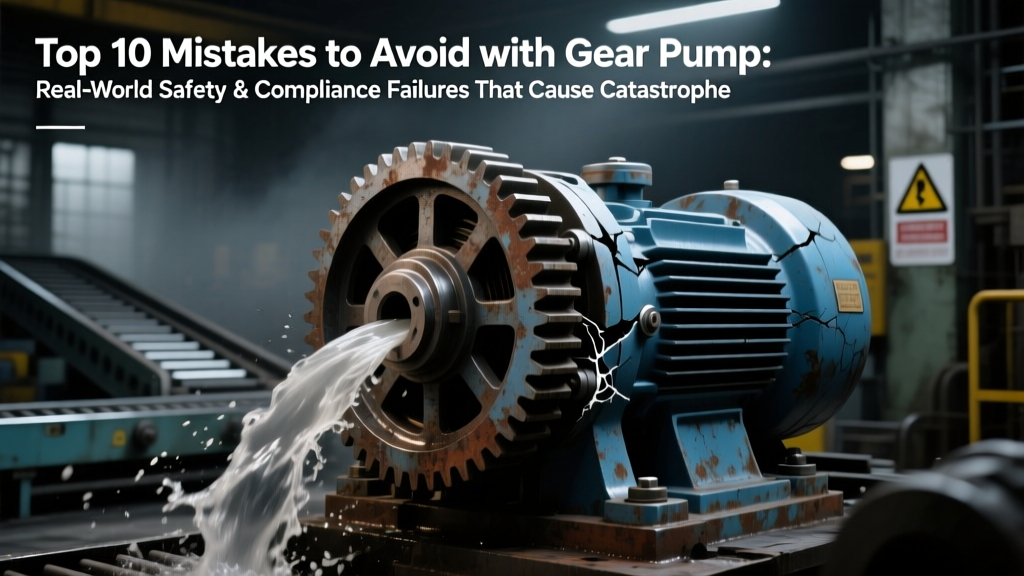 10 Gear Pump Mistakes That Cause Seal Failure & Fires