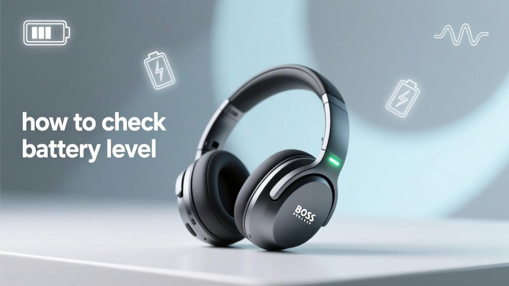 How to Check BOSS Wireless Headphones Battery Level