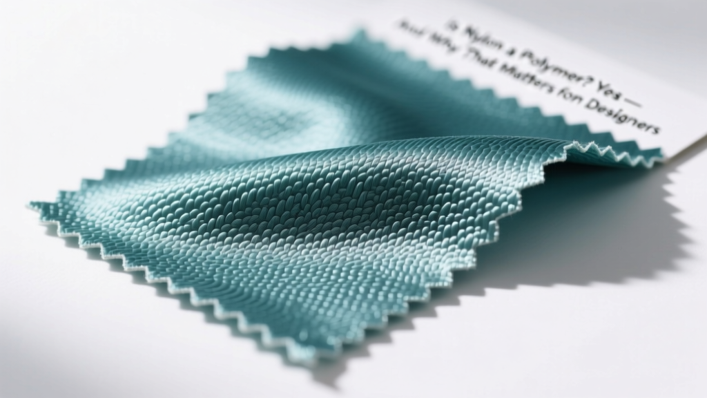Is Nylon a Polymer? Yes — And Why That Matters for Designers