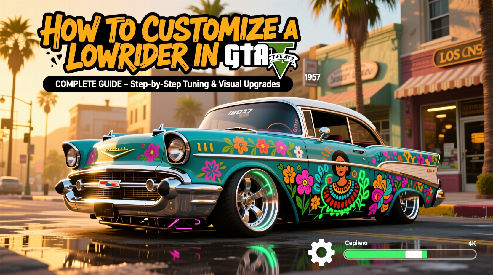 how to customise your car lowrider in gta 5