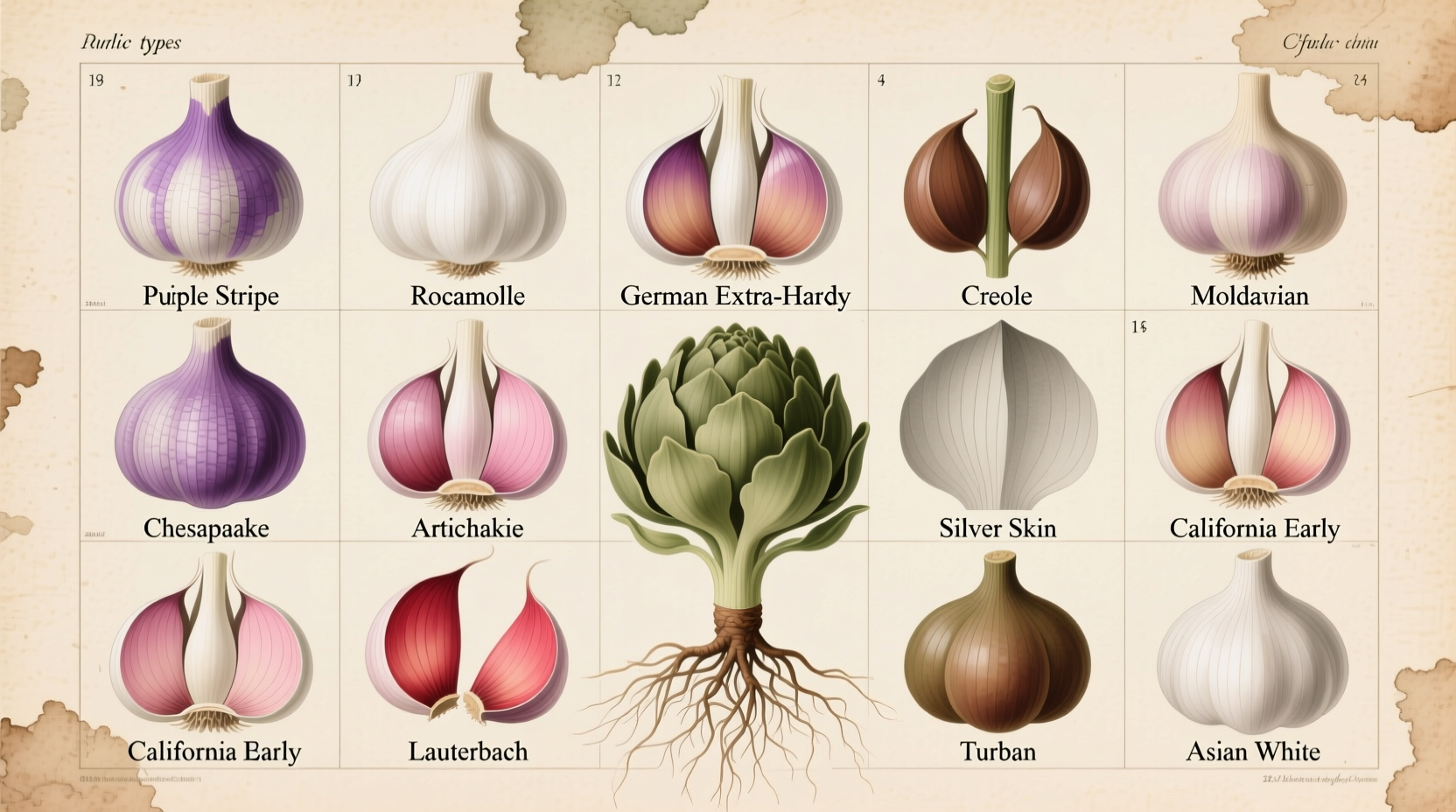 Garlic Types: Complete Guide to Varieties & Best Uses