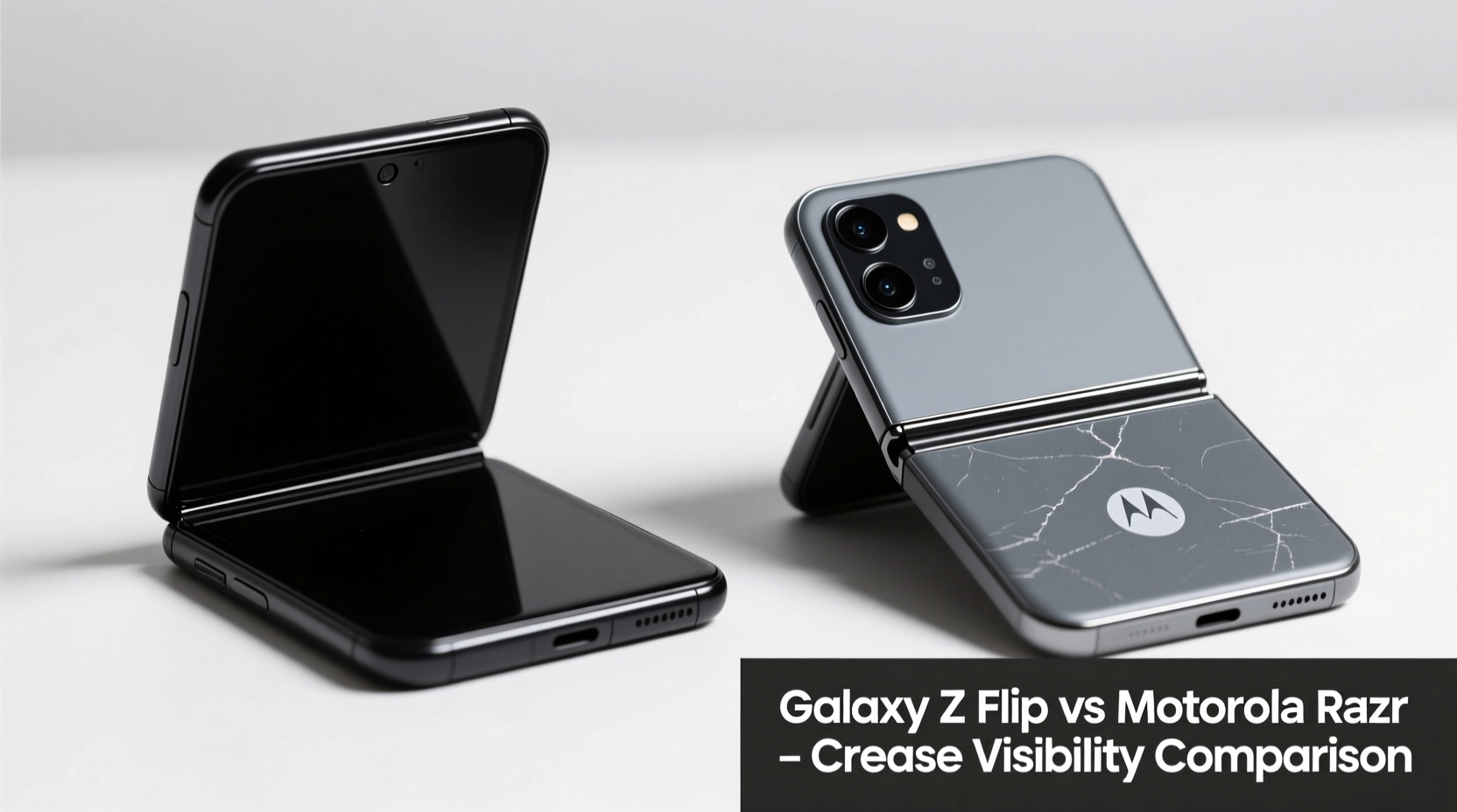 galaxy z flip vs motorola razr which foldable crease is less visible