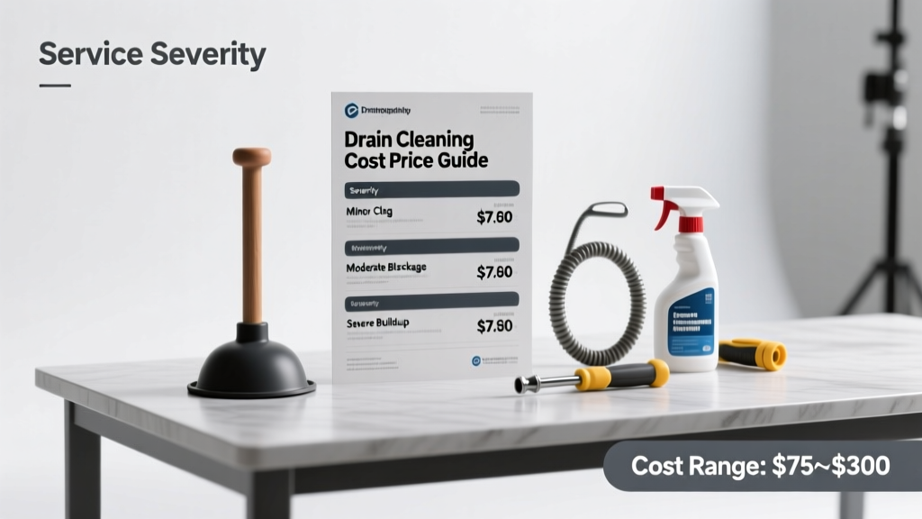 Drain Cleaning Cost: Price Guide by Service & Severity