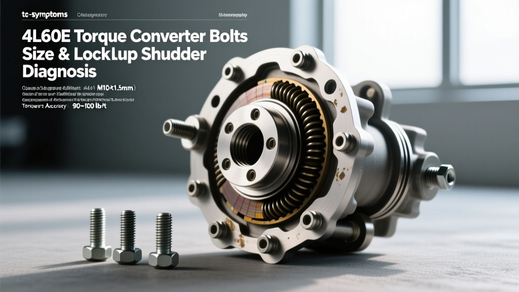 4L60E Torque Converter Bolts Size & Lockup Shudder Diagnosis
