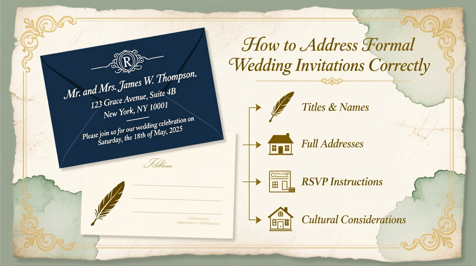 how to address formal wedding invitations