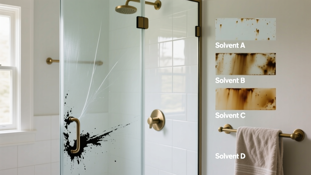 Tested: How to Get Asphalt Out of Shower Door Fast
