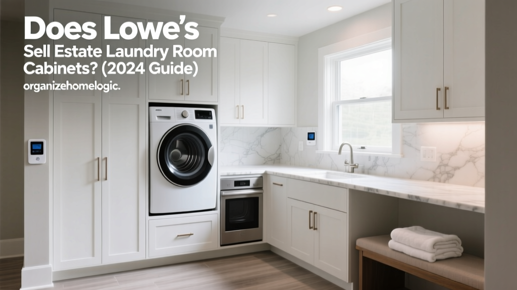 Does Lowe’s Sell Estate Laundry Room Cabinets? (2024 Guide)