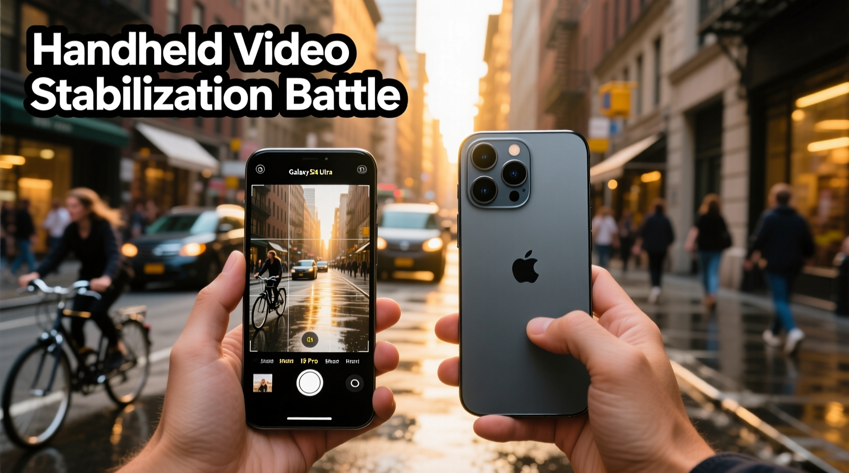 galaxy s24 ultra vs iphone 15 pro max for video stabilization which wins handheld