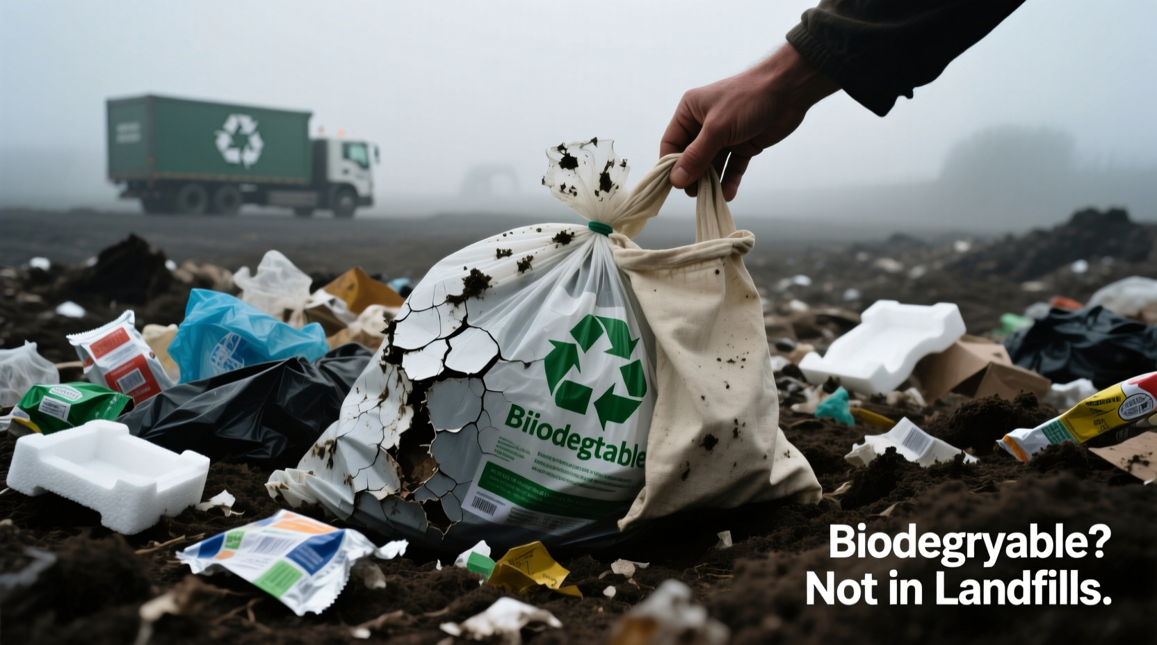 do biodegradable trash bags actually break down