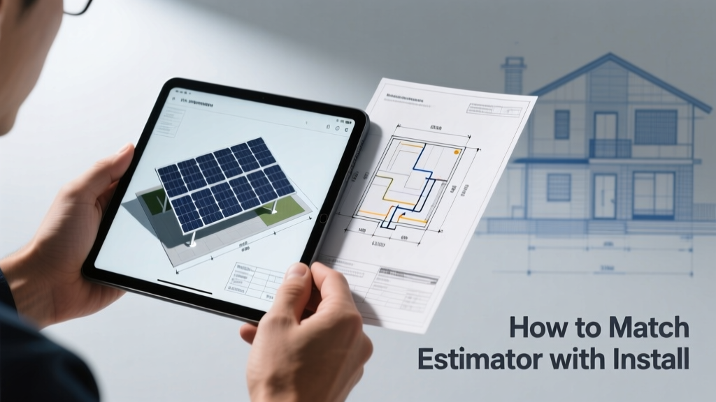 How To Match Estimator With Install: Bridging the Gap Between Quote Accuracy and Field Execution