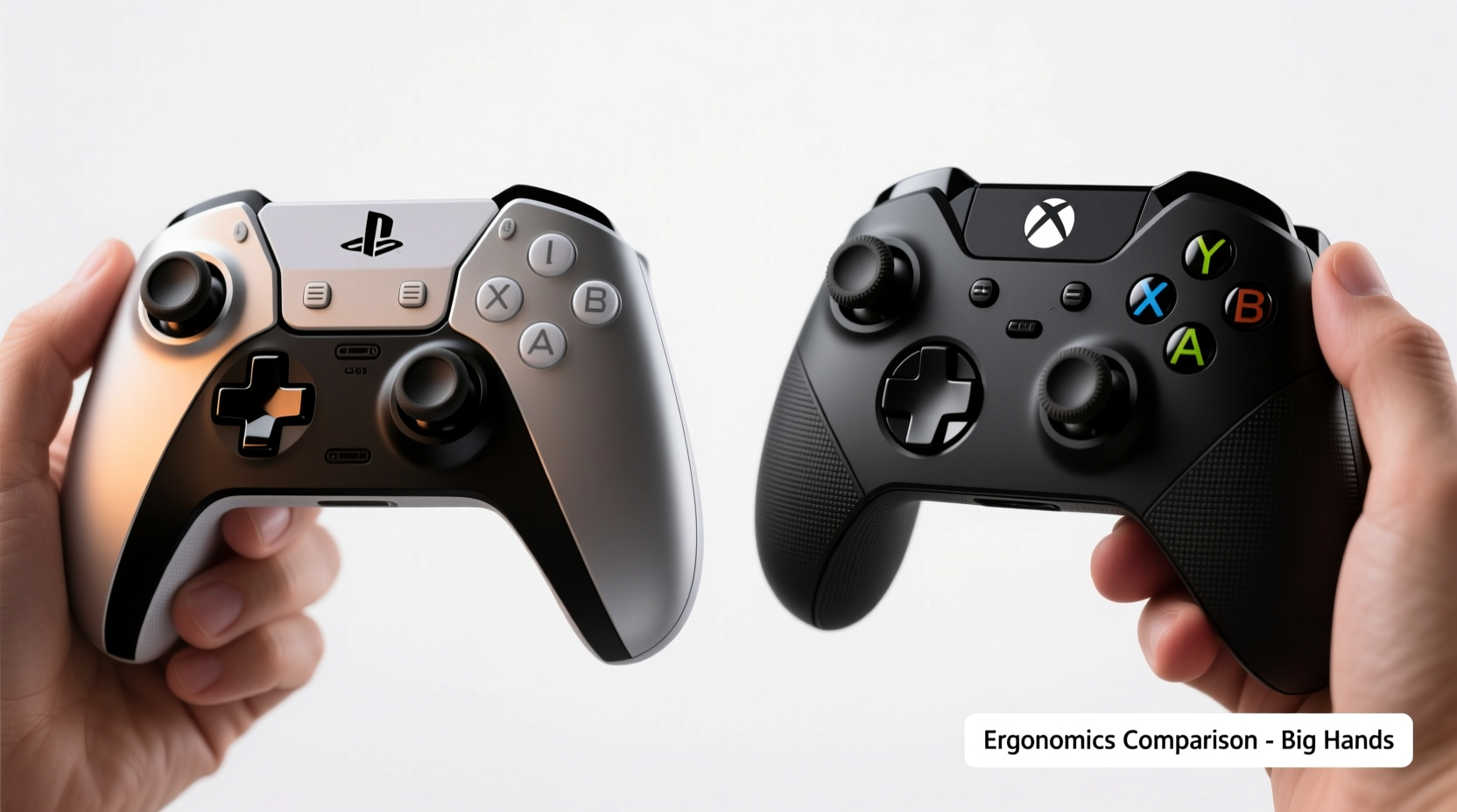 ps5 controller vs xbox elite controller which has better ergonomics for big hands