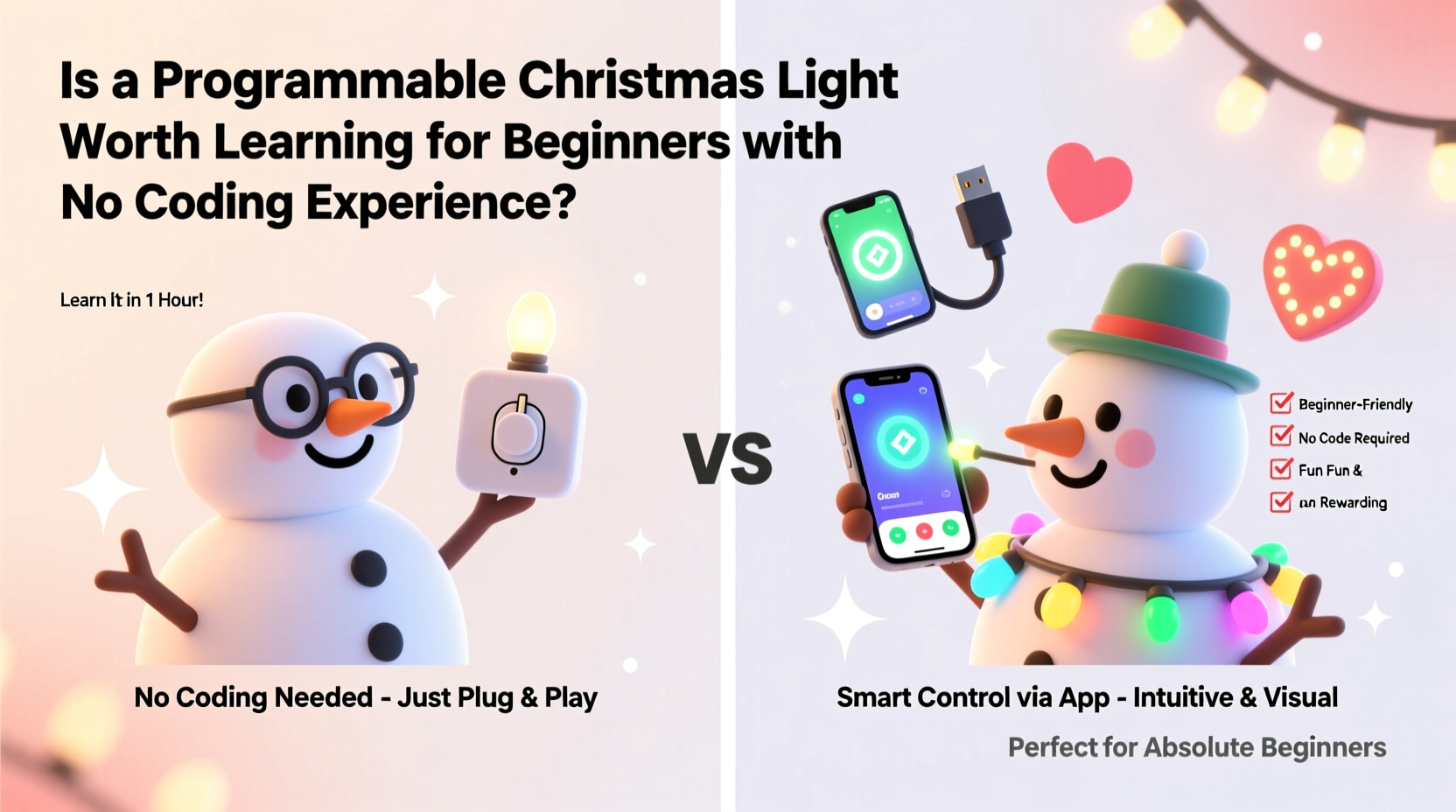 is a programmable christmas light sequence worth learning for beginners with no coding experience